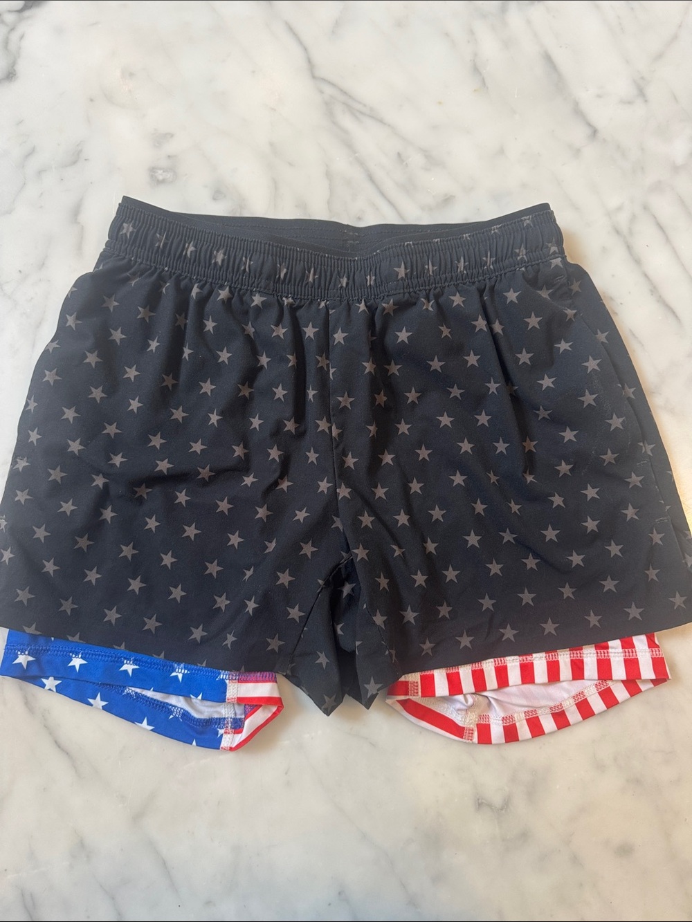 chubbies Training Shorts w/ USA Flag Liner